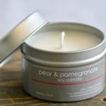 Soy Candle Tin 4 Oz - Pear &..