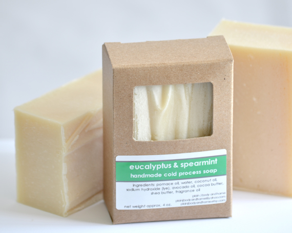 Cold Process Soap - Eucalyptus & Spearmint