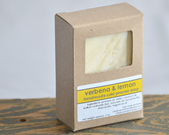 Cold Process Handmade Soap - Verbena & Lemon